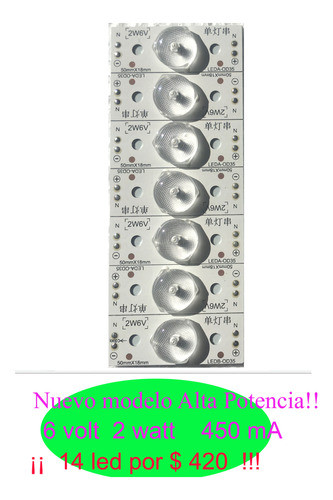 Led Backlight Universal Con Difusor 6 Volt Aluminio Nuevo!! 0