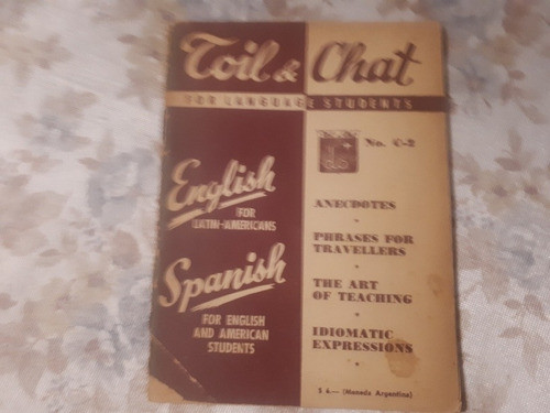 Toil & Chat For Language Students English / Español - N° C-2 0