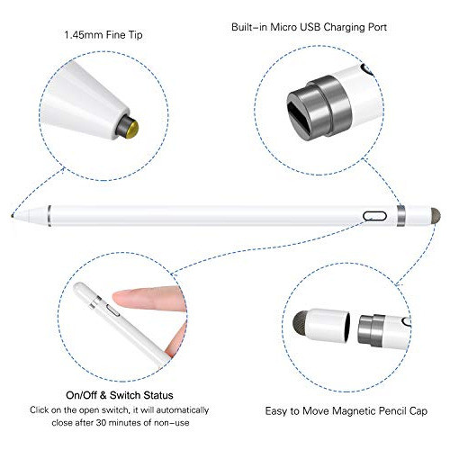 Lápiz Óptico Pantalla Táctil Blanco 1