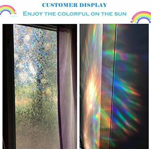 Vinilo De Privacidad 3d No Adhesivo Para Ventana 45x400cm 1