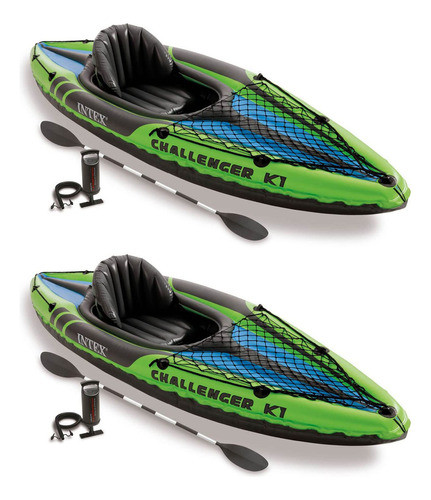 Intex Challenger K1 - Kayak Deportivo De Vinilo Duradero Pa. 0