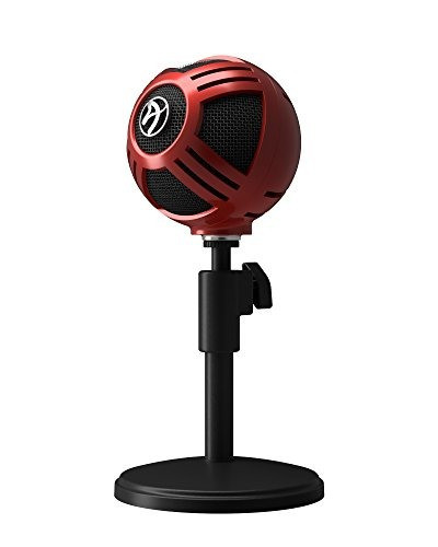 Arozzi Sfera Usb Microphone For Gaming   Streaming Red 0