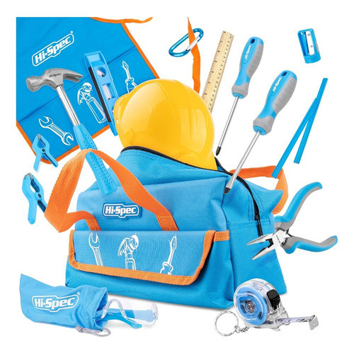 Herramientas Reales Para Niños Hi-spec 18pc 0