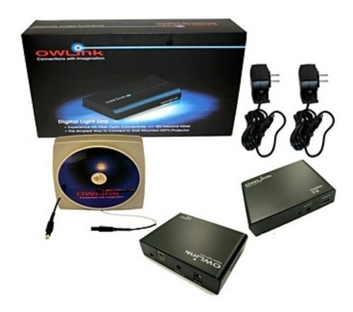 Extensor Repetidor Owlink Hdmi Fibra Optica Multi-mode 500m 0