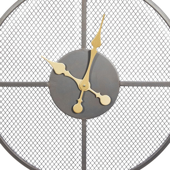 Deco 79 Reloj De Pared Redondo De Madera Vintage, 40  X 4  X 1 Deco 79 Reloj De Pared Redondo De Madera Vintage, 40  X 4  X 1