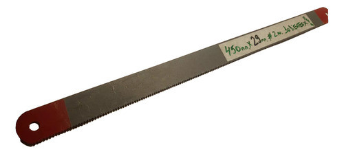 Hoja Serrucho Mecánico P/ Metal 450x29x 2,0mm 10 D.x Pulgada 0