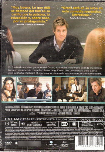 Escribiendo De Amor - Dvd Nuevo Original Cerrado - Mcbmi 1