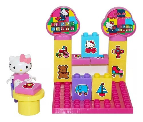 Hello Kitty Loja De Brinquedos Set De Blocos Monte Libano 0
