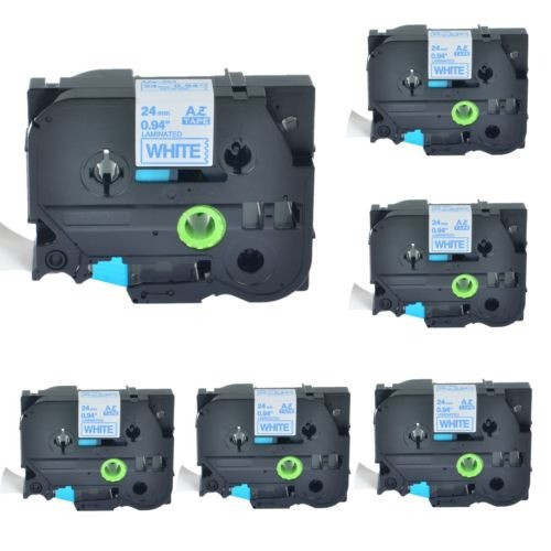 6pk Tz Tze 253 Azul En La Etiqueta Blanca Cinta De Tze253 Br 0