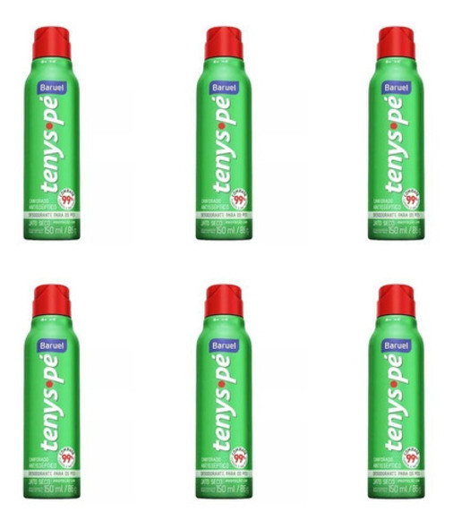 Baruel Tenys Pé Canforado 150ml (kit C/06) 0