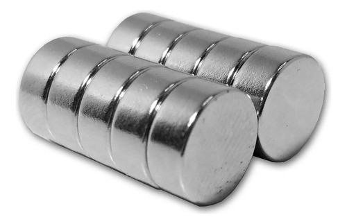 Imã De Neodímio 10x4 Redondo Pequeno 10mm X 4mm N35 - 10pcs 0