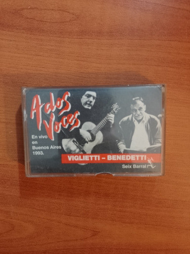 Daniel Viglietti Mario Benedetti A Dos Voces Casete La Plata 0