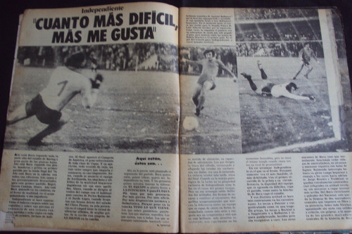 Revista El Grafico # 2878 - Las Grandes Peleas Del Año 1974 1