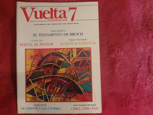 Revista Vuelta Sudamericana 7 Kundera Fogwil Sarduy 0