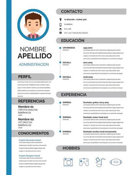 Cv Personalizado Profesional + Carta Presentación Curriculum 1