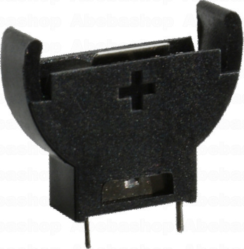 Portapilas Cr2032 Para Pcb Orientación Vertical De Pila 0