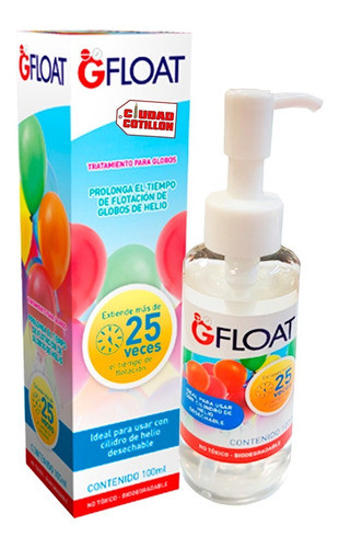 Globos Helio Tratamiento Flotación Dilax 100 Ml - Ciudad Cot 0