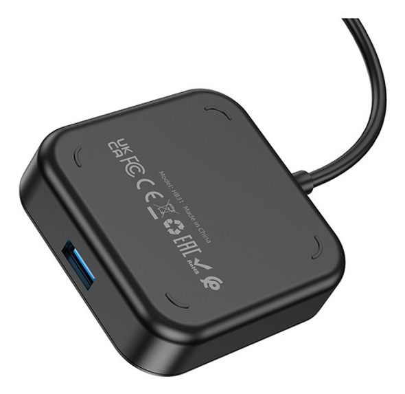 Convertidor Hoco Hb31 Easy 4 En 1 Usb-c / Type-c A Usb 1