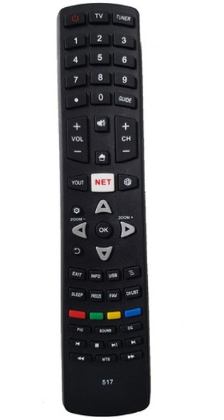 Control Remoto Lcd 517 Para Tv Smart Hitachi Tcl Rca 0