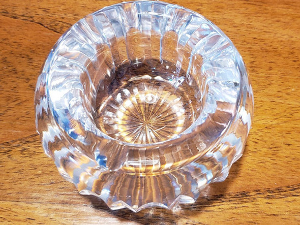 Cenicero Redondo De Cristal Estriado (ref. 28) 1
