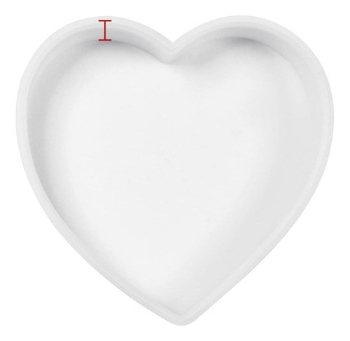 Molde De Silicona Para Resina Corazon  - De 16cm 0