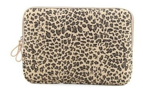 Xskn  Mancha Leopardo  Funda De Tela De Cierre  Funda Blanca 0