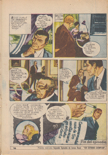 Comic James Bond Ian Fleming Nº 2 Uruguay Años 80 Unico Raro 1