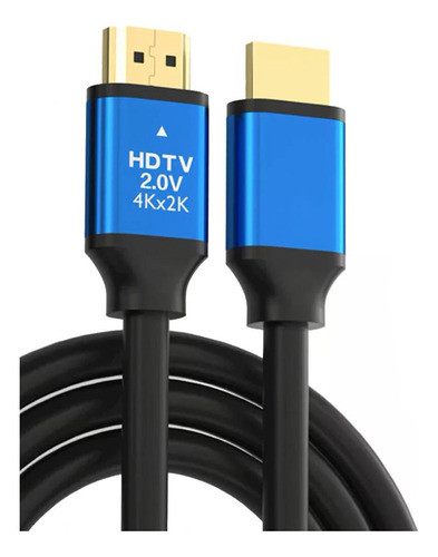Cable Premium Hdmi 3 Metros High Speed 4k 2.0 Tv Smart Pc 0