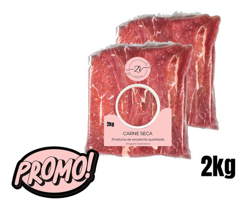 Carne Seca Embalagem 2kg Envio Rapido 0