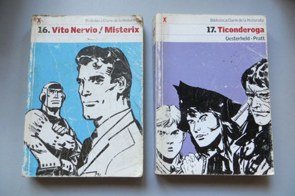 Vito Nervio / Misterix + Ticonderoga Oesterheld Pratt Clarin 0
