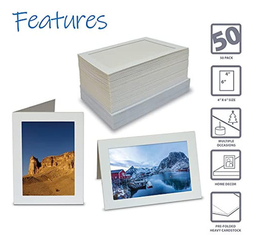 Tarjetas De Notas Con Marco De Fotos Para Fotos De 4  X 6 , 1