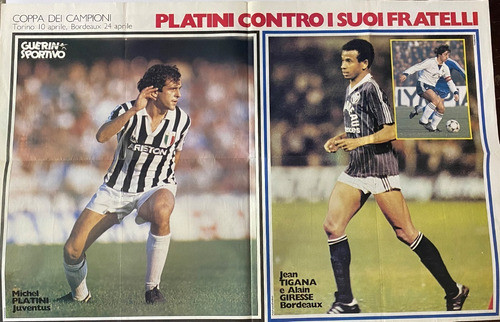 Poster Platini Rummenigge Real Madrid Guerin Sportivo, Ez2ca 1