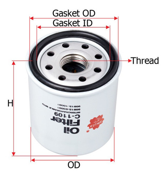 Filtro Aceite Toyota Corolla Viii (_e110) 1.8 16v Nafta 1998 0 Filtro Aceite Toyota Corolla Viii (_e110) 1.8 16v Nafta 1998 0