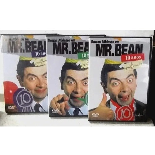 Box Dvd -  Mr. Bean 10 Anos - Box Com 3 Dvds 1
