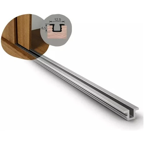 Trilho Perfil Moveis (1,50mt - Rm-026) Alumínio - Rometal 0