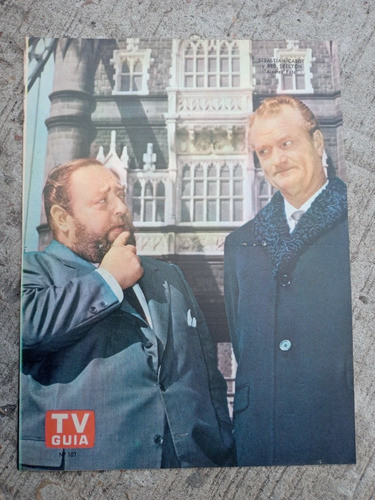 Poster Tv Guia N.107 Sebastian Cabot-red Skelton Ajedrez Fat 0