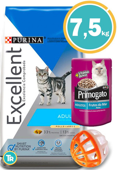 Ración Gato Adulto Purina Excellent + Obsequio 1