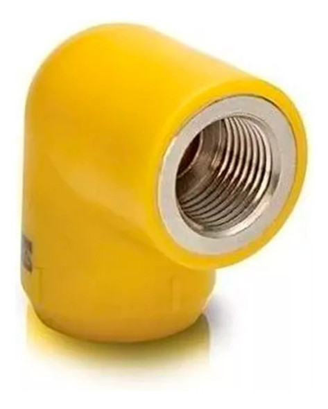 Fusiogas Codo Rosca Hembra 20mm X 1/2 Amarillo 0 Fusiogas Codo Rosca Hembra 20mm X 1/2 Amarillo 0