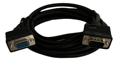 Cable Vga Macho Hembra 3 Metros Pc Proyector Tv Led Alargue 0