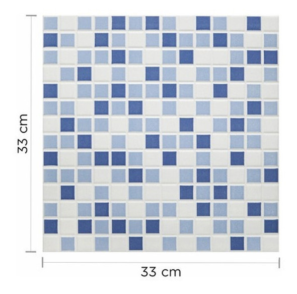 Cerámica San Lorenzo Veneciano Mix Aguamarina 33x33 1