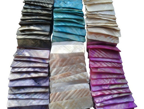 Lote De 6 Pulseras De Nacar Anchas  Oferta!! 1