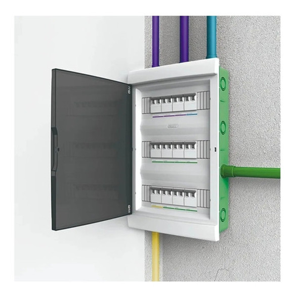 Caja Para Termicas Embutir Din 36 Bocas Modulos Pvc Genrod 1