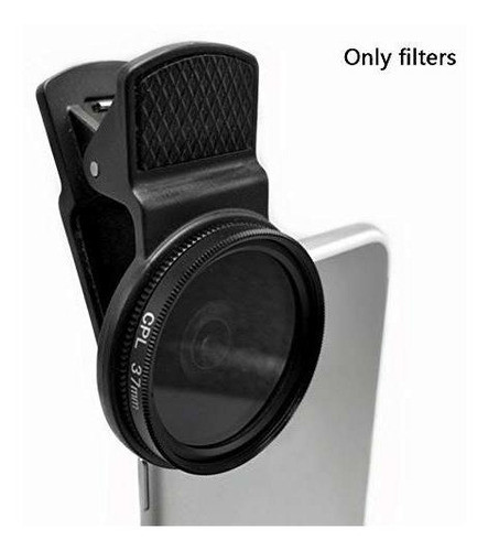 Filtro Cpl Para Lente De 37mm Para Celulares 1