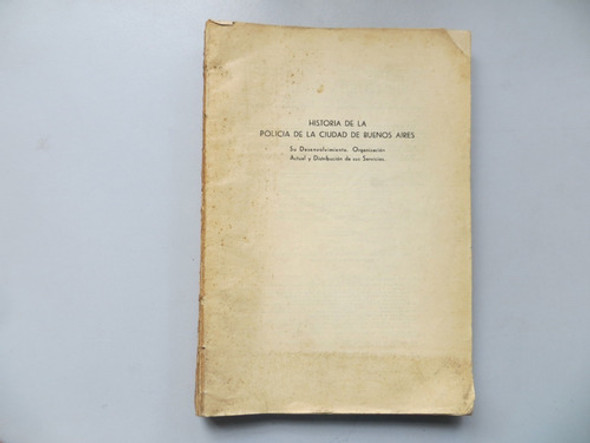 Biblioteca Policial 1935 Historia De La Policía Tomo 1 N°12 0