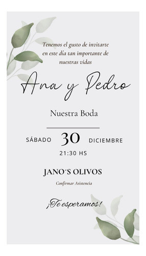 30 Invitaciones Boda Casamiento Impresas 0