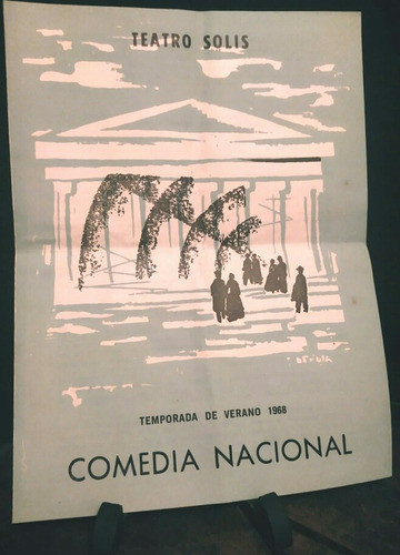 Antiguo Programa Teatro Solis Comedia Nacio  Las Sabihondas 0