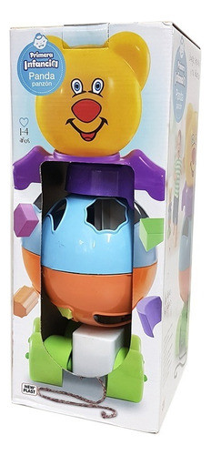 New Plast Panda Panzon 3 En 1 Arrastre Caja Cod 20139 0