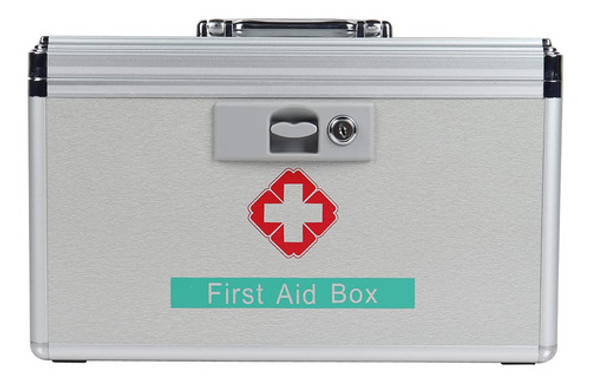 Caja De Medicina De Bloqueo, Kit De Primeros Auxilios De Al. 0