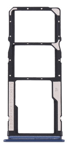 Bandeja Dual Sim Sd Xiaomi Redmi Note 9 / 9 Pro Gris Oscuro 0