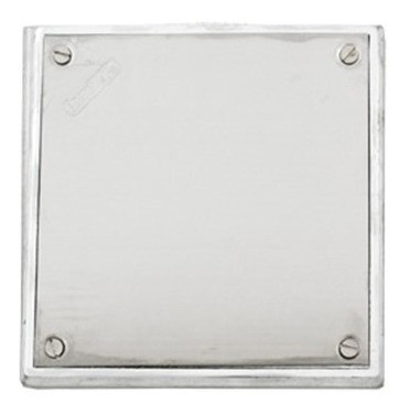 Tapa Acero Inoxidable 15x15 Con Marco 1303 Delta 0